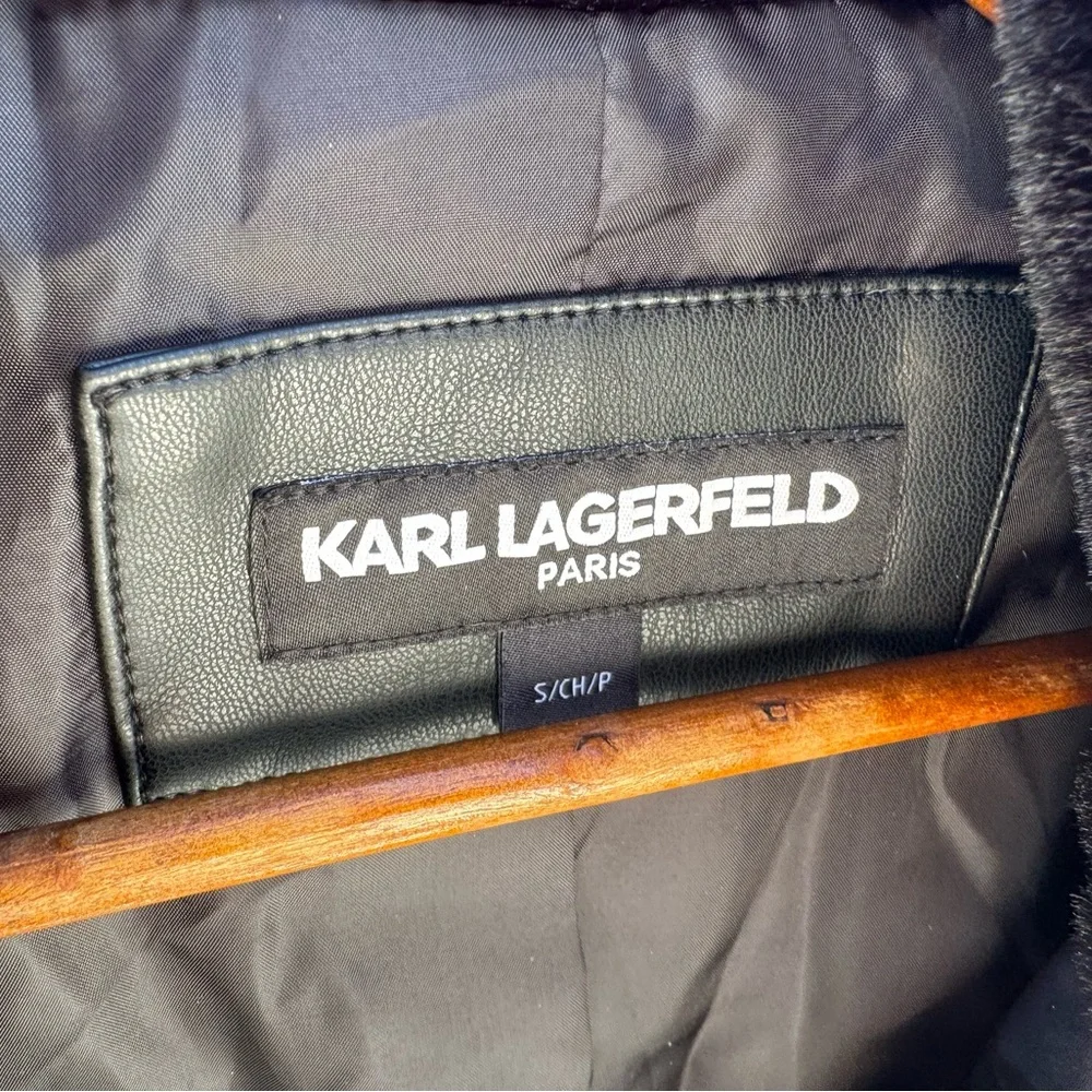 Karl Lagerfeld black faux fur coat: one of a kind prototype sample - Picture 5 of 10